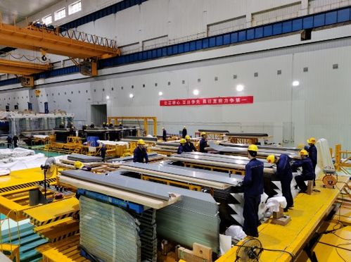 陇东 山东 800千伏特高压直流输电工程庆阳换流站14台产品铁芯叠装完工