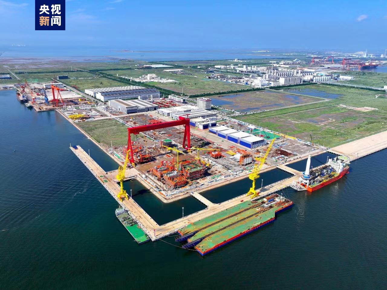 我国首个海洋油气装备制造“智能工厂”上新