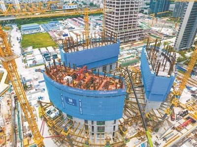 5天一层楼 新版'空中造楼机'亮相武汉，建筑装饰材料销售迎发展机遇